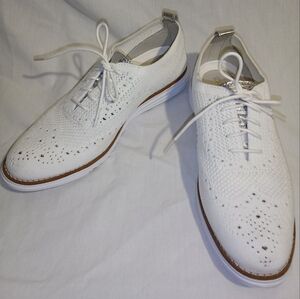 Cole Haan Women's White Knit Flats